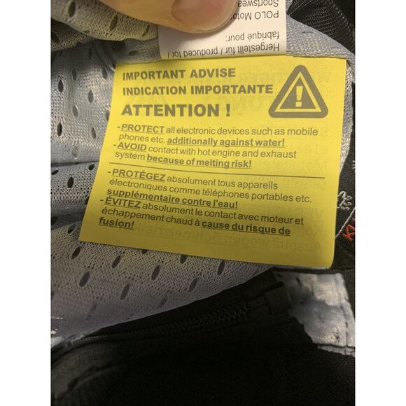 FLM Racing Technology Moto Pants L 44/46 Black/White Klima-Insert Liner - Picture 7 of 7